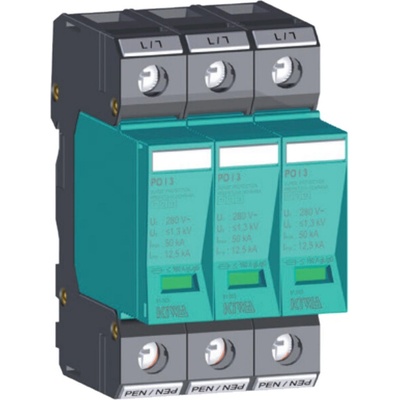 Zvodič prepätia PO I 3P 230V AC 12,5kA typ T1+T2+T3 81.003 KIWA