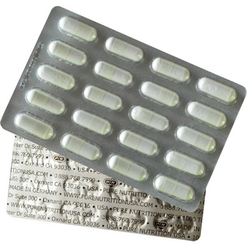 Image 1 of PURE Nutrition USA Glutamine Blister 1250 mg [20 капсули]