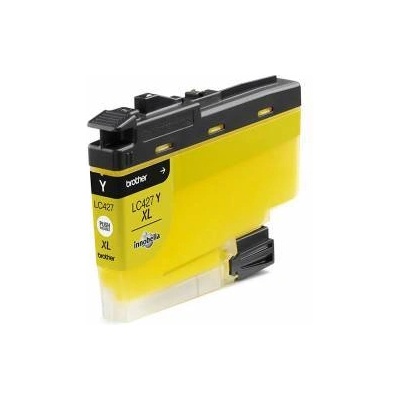 Brother Оригинална мастилена касета Brother LC-427XLY, За 5000 страници, Жълт, obi lc427xly 13680