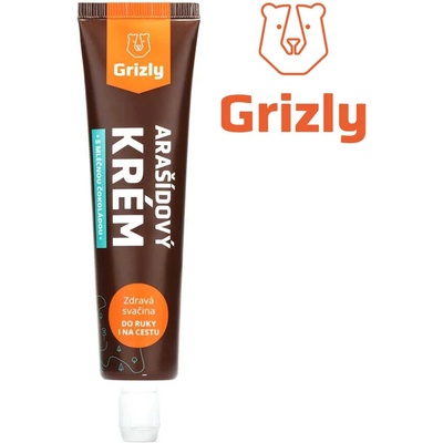 Grizly Arašídový krém s mléčnou čokoládou v tubě 75 g