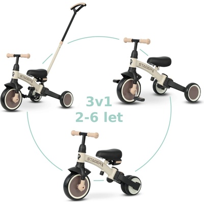 Qplay Stager 3v1 hnědá
