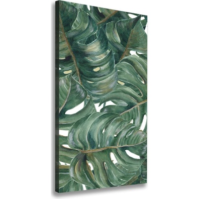 Vertikálny foto obraz na plátne do obývačky Monstera 50x100 cm