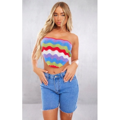 Prettylittlething dámsky top viacfarebný