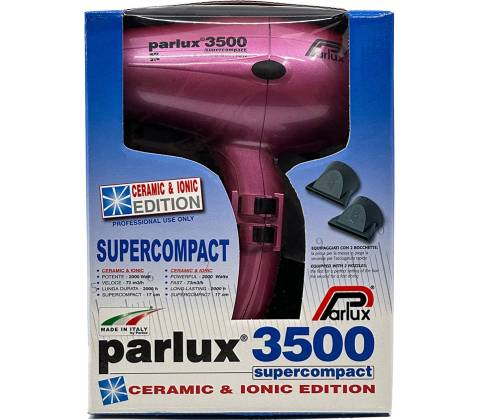 Parlux 3500 Supercompact Ceramic & Ionic Pink