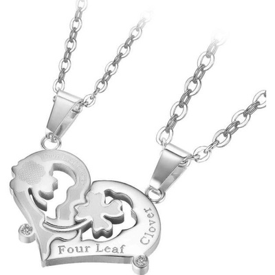 Impress Jewelry Ocelové přívěsky puzzle čtyřlístek Four Leaf F2365411