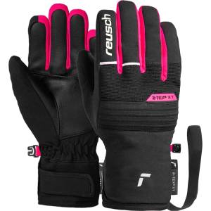 Reusch Детски ръкавици Reusch Kid's Benji R-Tex XT Gloves - Black / White / Pink Glo - размер 6 (EU) (202-8193-0415)