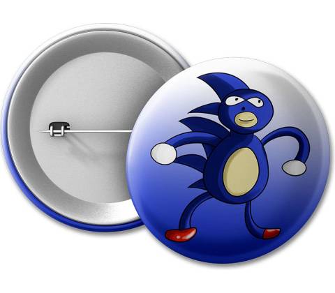 MemeMerch placka Sonic