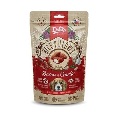 Dafiko plnené vankúšiky pre psov slanina/cesnak 80 g