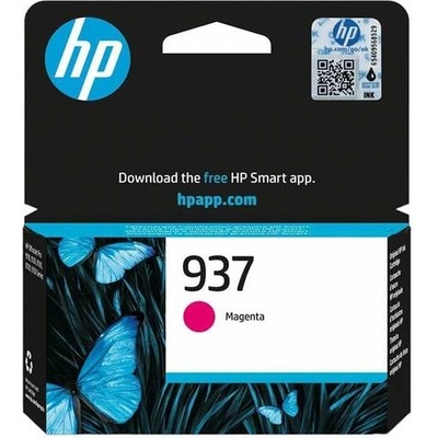 HP Патрон 4S6W3NE, No937, 800 страници/5%, Magenta (937 M)