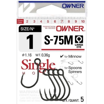 Owner Háčky na Woblery a Třpytky S-75M vel.4 7 ks