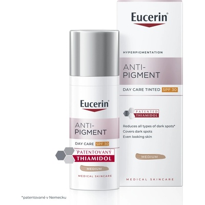 Eucerin ANTIPIGMENT Denný KRÉM SPF30 Tónovaný stredne tmavý 50 ml