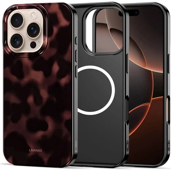 Tech-Protect Калъф Tech-Protect Lamano MagSafe за iPhone 16 Pro - черен и червен