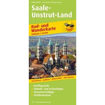 PublicPress Rad- und Wanderkarte Saale-Unstrut-Land