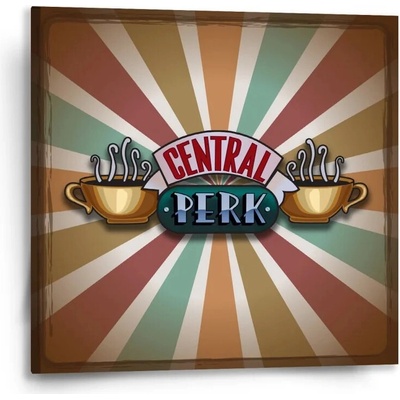 Sablio Obraz Seriál Priatelia CENTRAL PERK Abstrakcia - 50x50 cm