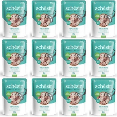 SCHESIR Tuňák s makrelou v želé 12 x 85 g