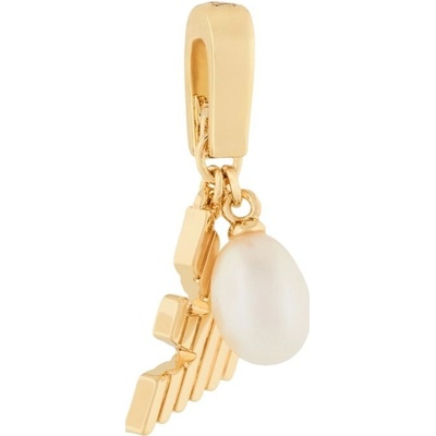 Emporio Armani pozlátený prívesok s perlou Charm EGS3288710