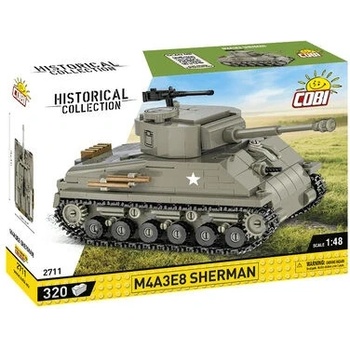 Cobi 2711 World War II Americký tank Sherman M4A3E8
