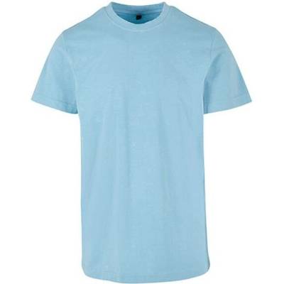 Build Your Brand pánské triko BY190 Baltic Blue
