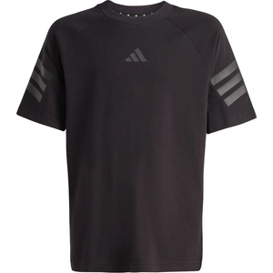 Adidas Детска тениска adidas Kid's Future Icons 3 Stripes T-Shirt - Black / Black - размер 152 (EU) (704-6493-0113)