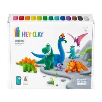 TM Toys Hey Clay Set Dinosaurs 15-pack 15 cans 15016CEE15