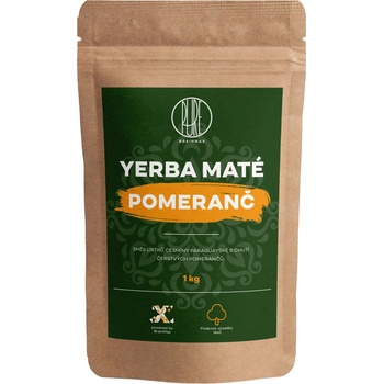 BrainMax Pure Organic Yerba Maté pomaranč 1000 g