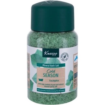 Kneipp Cold Season Mineral Bath Salt соли за вана с евкалипт за настинка 500 g унисекс