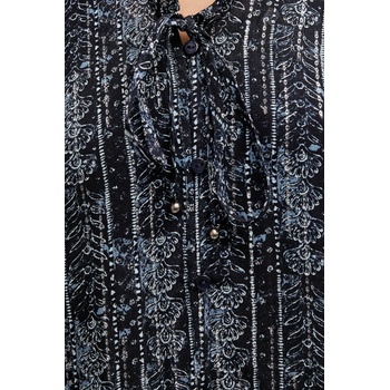 Pepe Jeans Риза Pepe Jeans дамска в тъмносиньо със свободна кройка PL3051281 (PL3051281)