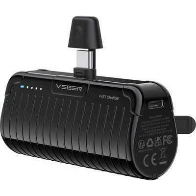Veger W0558 PlugOn 5000 mAh čierna
