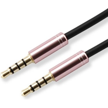 SBOX Kабел SBOX 3535-1.5P, Jack(м) 3.5mm към Jack(м) 3.5mm, 1.5м, розов (3535-1.5P)