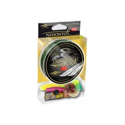 Mikado šnúra Nihonto Octa Braid Green 150m 0,08mm 5,15kg