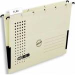 Elba Suspended briefcase A4 Chic with plush bacons, cream (EB1018)