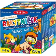 Terezia Company Rakytníček Multivitamínové želatinky s rakytníkem Mořský svět 140 ks