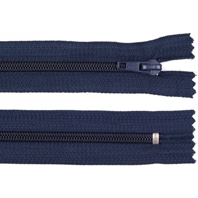 Spirálový zip No 5 délka 18 cm POL Varianta: 330 modrá tmavá, Balení: 1 ks