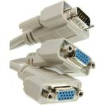 VCOM Сплитер VGA splitter HD15 M - 2xHD15 F - CG021-0.2m (CG021-0.2m)