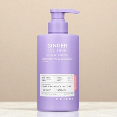 ORJENA Ginger Volume Firming Shampoo Šampon na poškozené a jemné vlasy se zázvorem 500 ml
