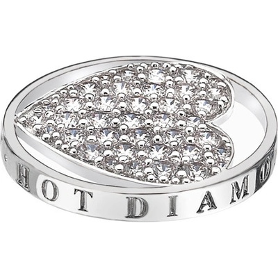 Hot Diamonds Přívěsek Emozioni Ice Sparkle Heart Mirage Coin EC030