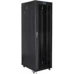 Lanberg Rack rack installation cabinet 19 42u 800x800 black glass door lcd lanberg (flat pack)