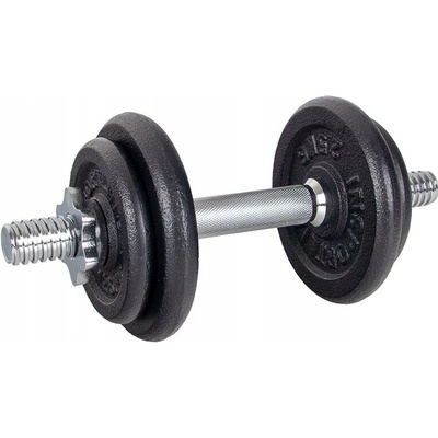 inSPORTline Železná nastaviteľná jednoručná činka 1 x 10 kg