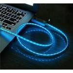  Уникален micro USB LED Light USB data кабел за зареждане