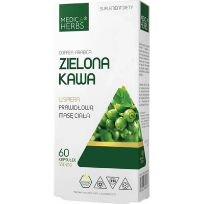 Medica Herbs Zelená káva 550 mg 60 kapsúl