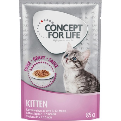Concept for Life Kitten v omáčce 24 x 85 g
