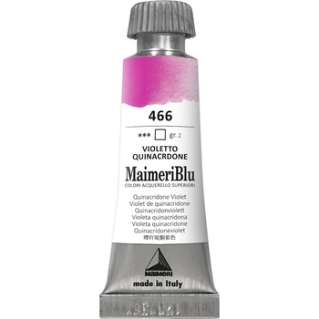 Maimeri Blu Акварелна боя Quinacridone Violet 466 12 ml 1 бр (M1609466)