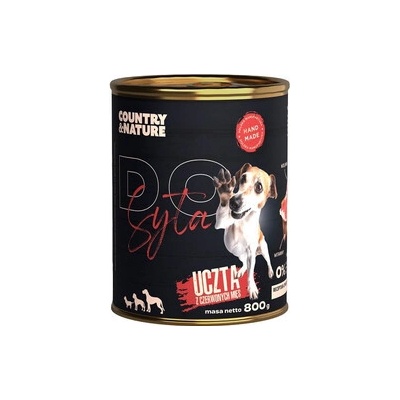 Country&Nature Mokré krmivo pro psy s červeným masem 800 g