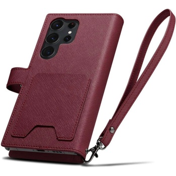 Image 1 of Spigen Калъф Spigen Wallet S Plus за Samsung Galaxy S23 Ultra - Бордо