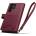 Spigen Калъф Spigen Wallet S Plus за Samsung Galaxy S23 Ultra - Бордо