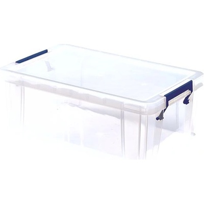 Fellowes Пластмасова кутия за съхранение, прозрачна, 10 литра, FELLOWES, "ProStore" 7730401 (7730401)