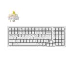 Keychron K4 Pro White Hot-Swappable Full-Size K Banana Switch (K4P-O4) Клавиатури