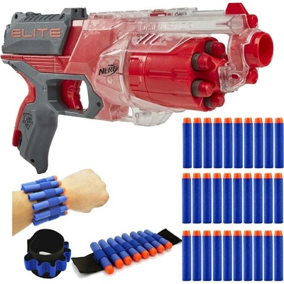 Nerf N-Strike Elite Disruptor Červený F2694 30 šipek páska