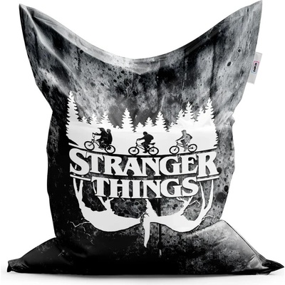 Sablio Sedací vak Classic Stranger Things White 200x140 cm