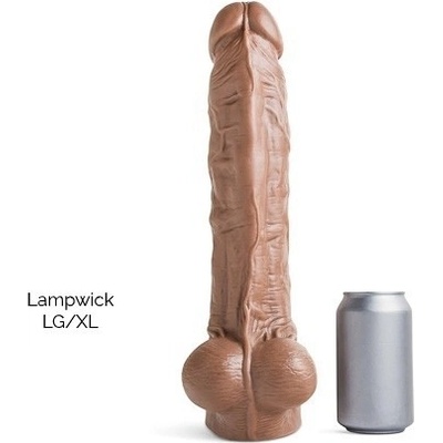Mr. Hankey’s Toys Lampwick LG/XL, prémiové silikonové s Vac-U-Lock 37,8 x 7–8,3 cm